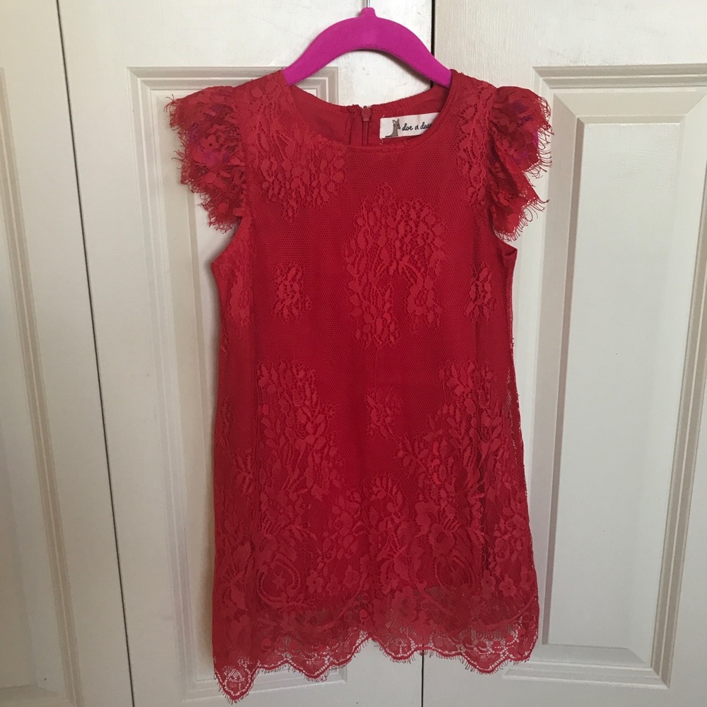 Lace little girls dress